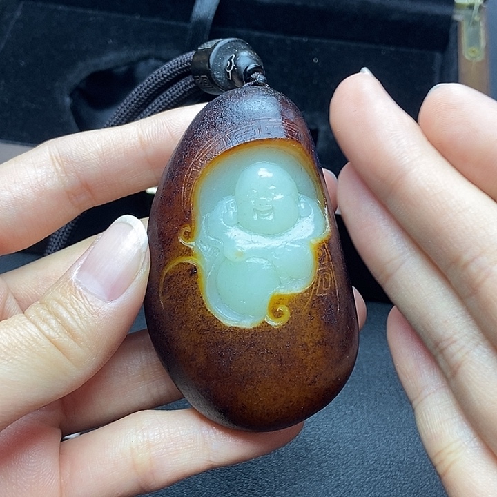 和田玉挂件未镶嵌N