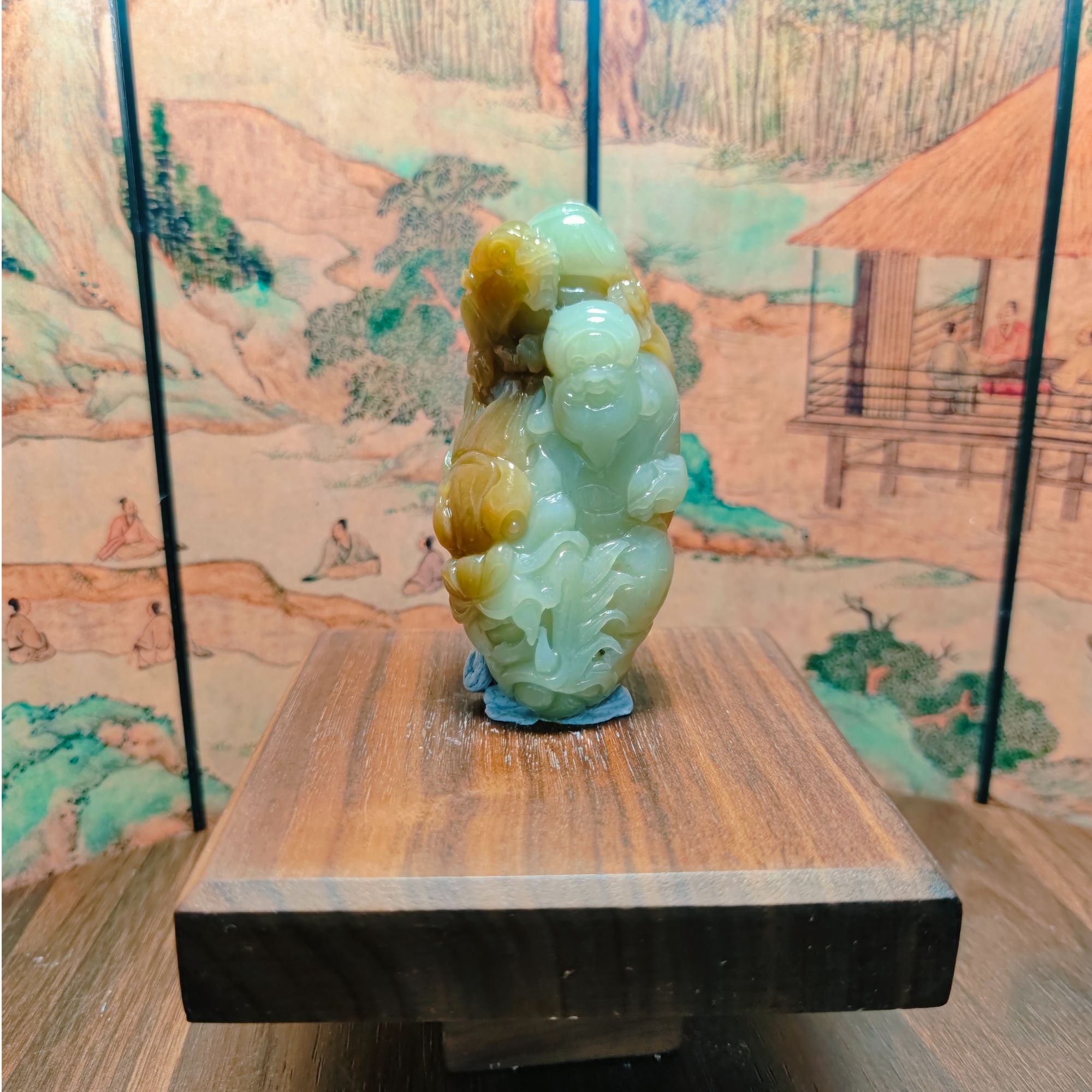 K和田玉龙财手把1398