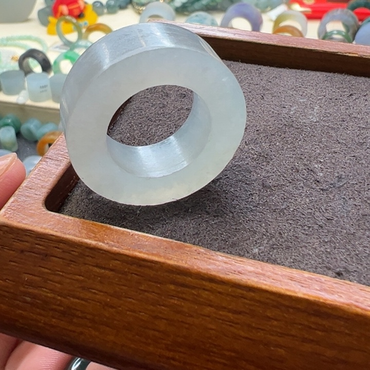 浩***泽定制翡翠未镶嵌翡翠戒指