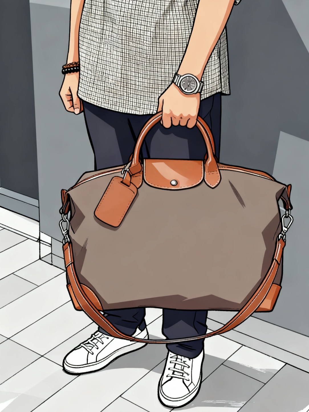 手提旅行袋真皮特大号百搭休闲时尚轻奢潮流