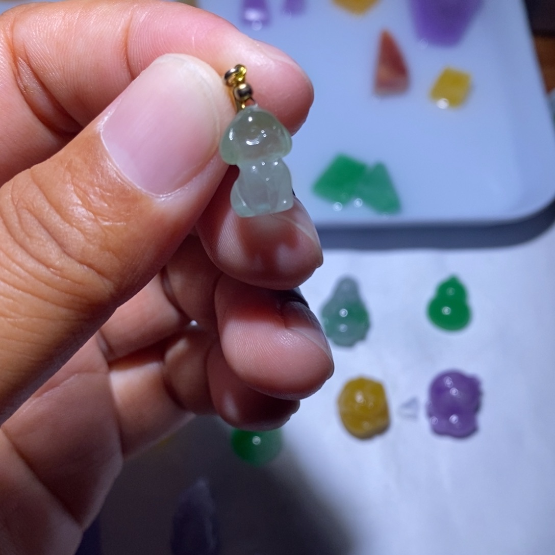 颈饰未镶嵌翡翠4