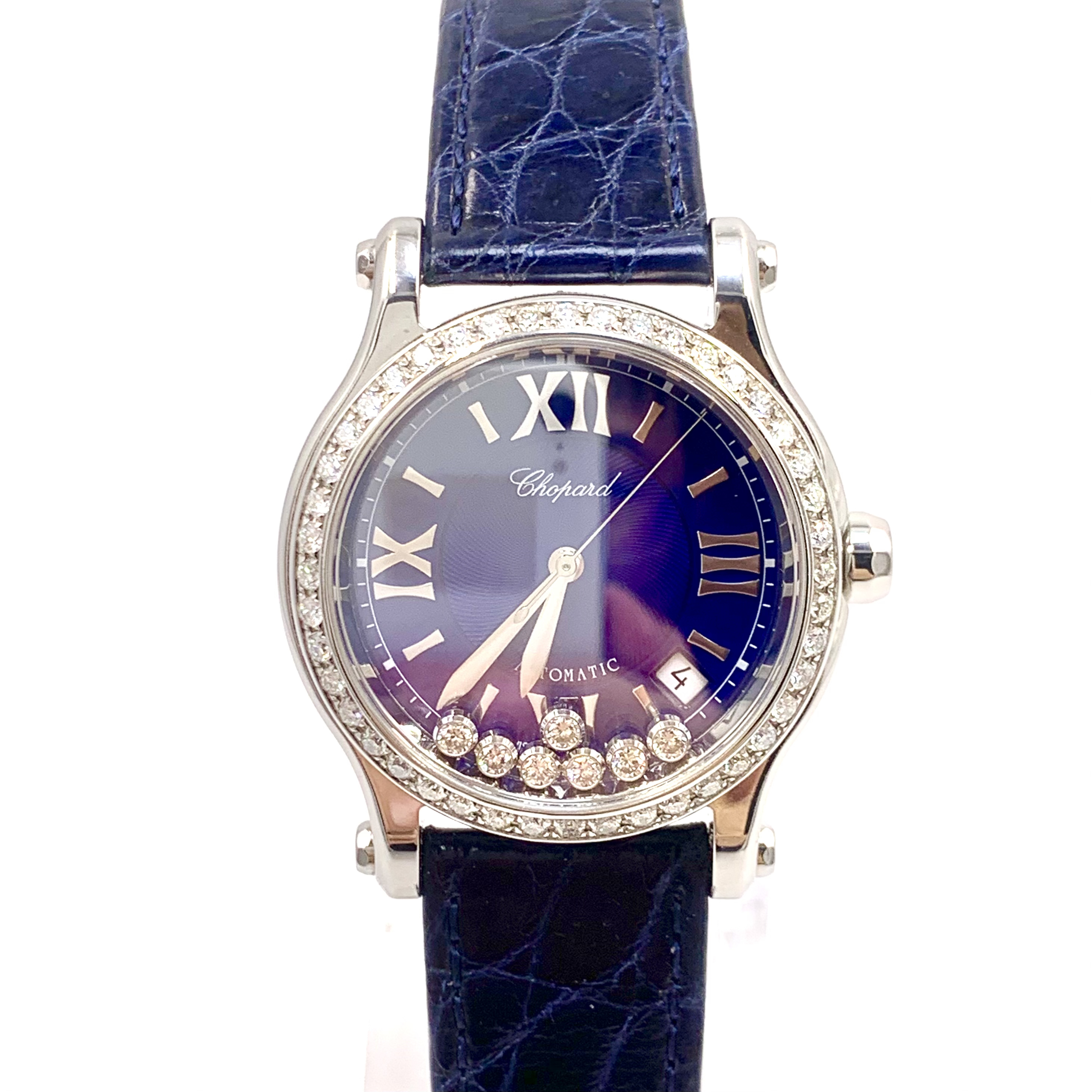 99新 Chopard/萧邦 快乐钻/自动机械/表径36mm/女表