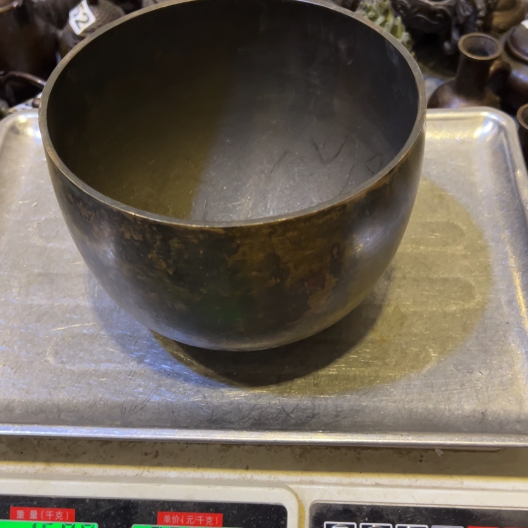 小***衰黄铜摆件，文房摆件