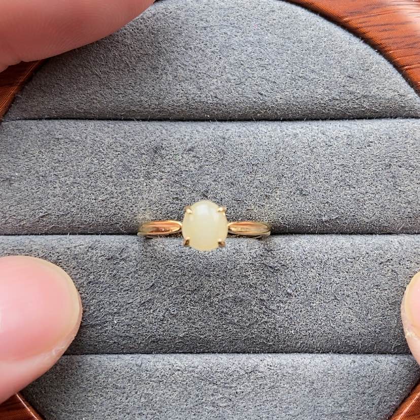 【闪购商品】翡翠戒指银S925镶嵌兮兮