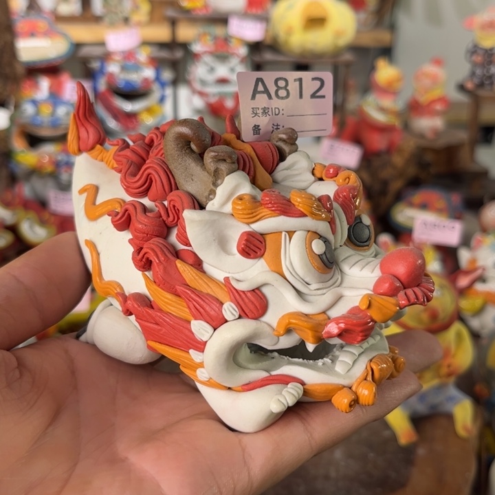 泥塑纯手工茶宠摆件