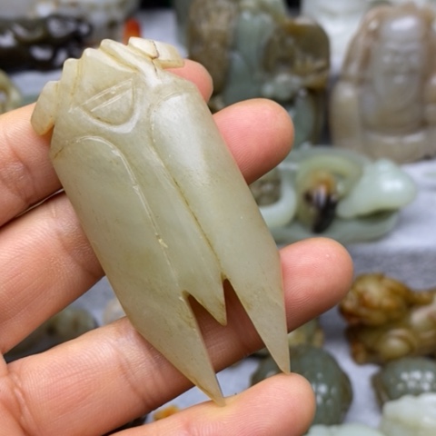 和田玉挂件把件摆件未镶嵌