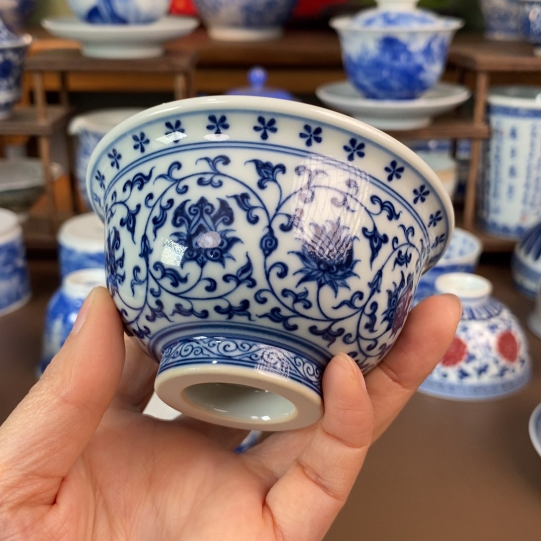 天****员景德镇陶瓷手工手绘