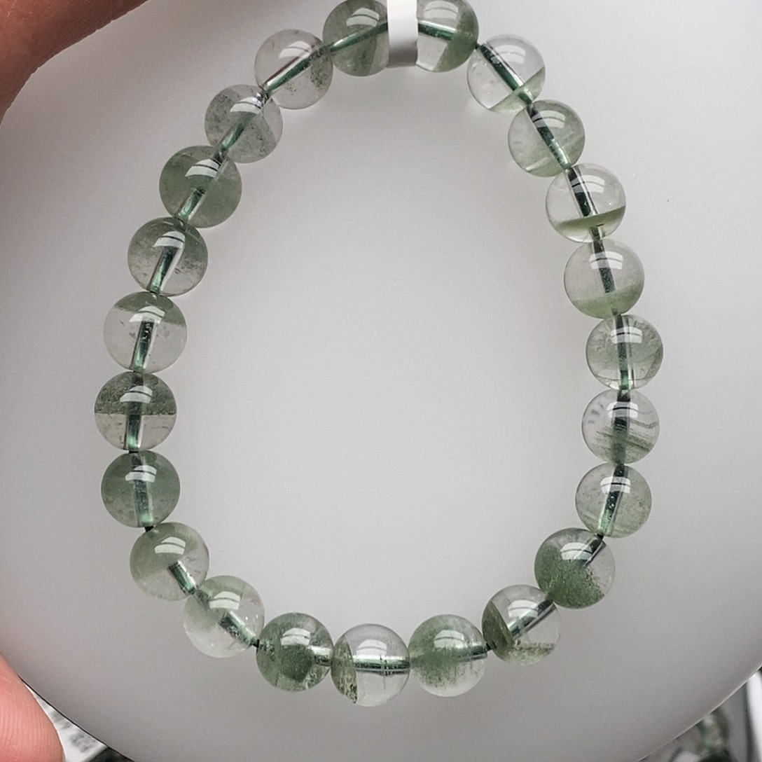 *****手链未镶嵌水晶绿幽灵手链