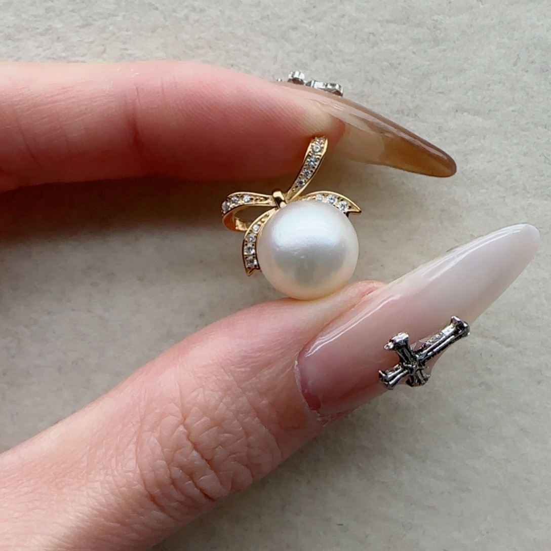 吊坠126海水珍珠银S925镶嵌