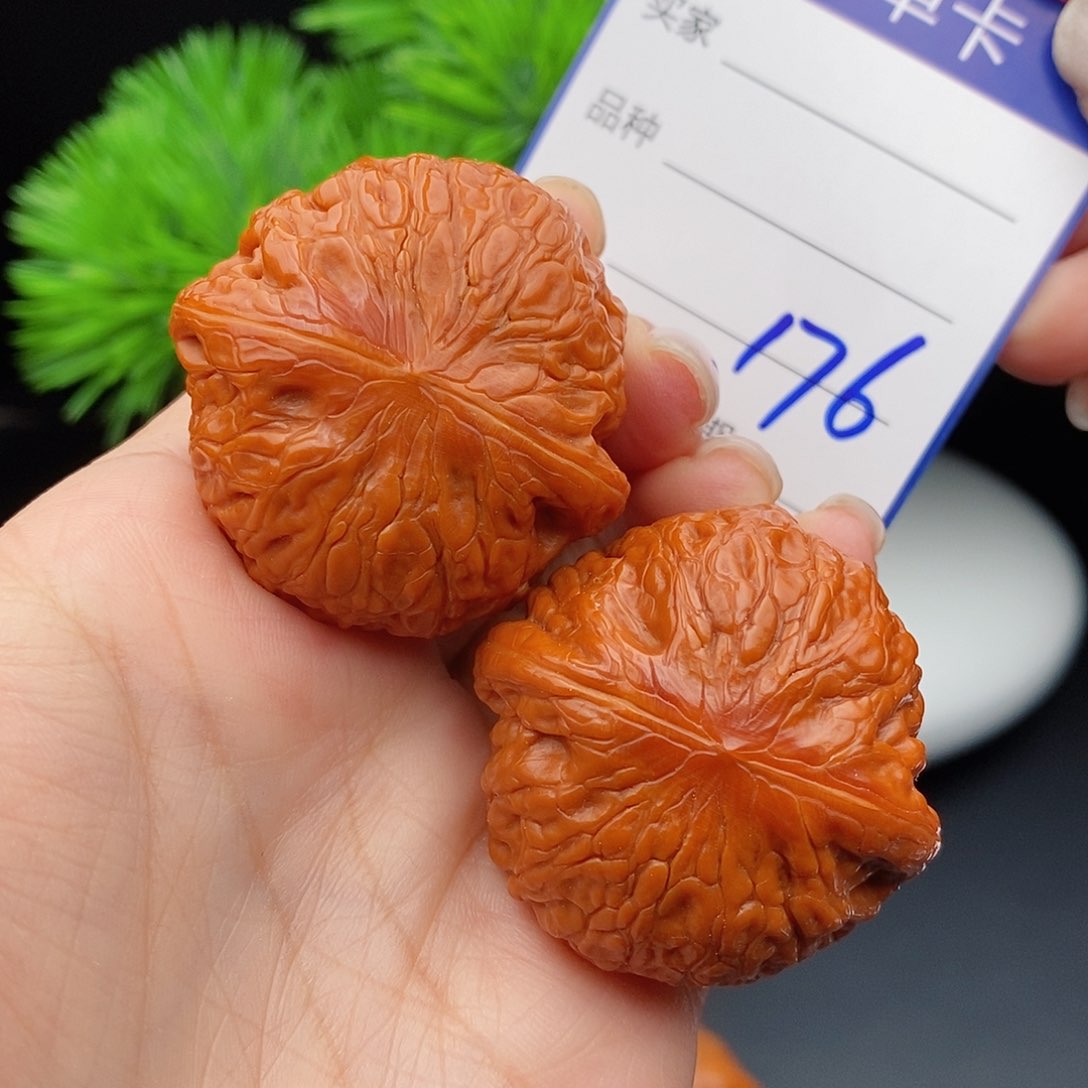 文玩核桃把件40铁锤176