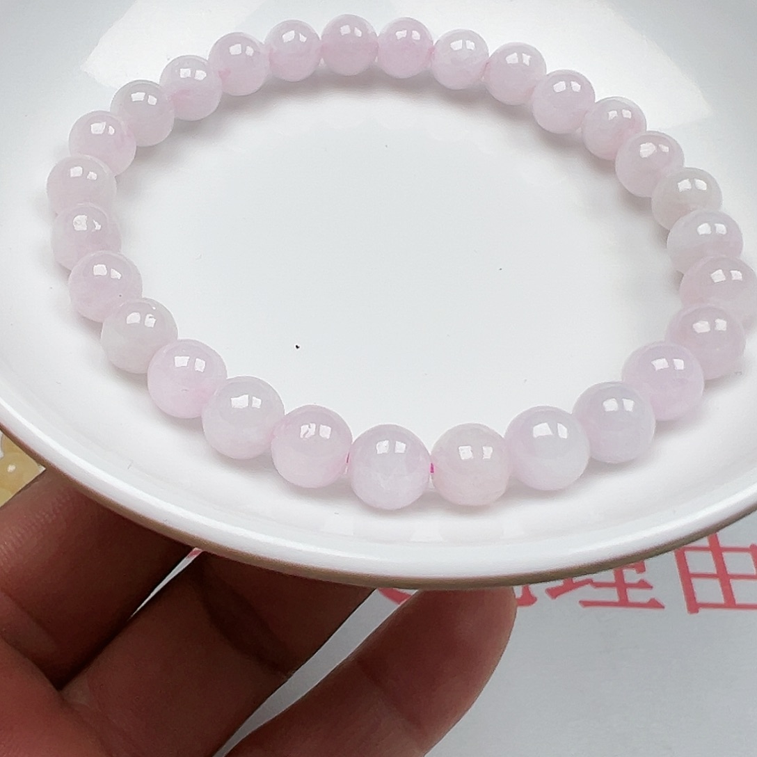 翡翠手链未镶嵌小*明货主老华