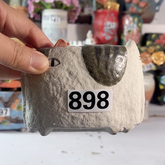 红陶多肉植物花盆