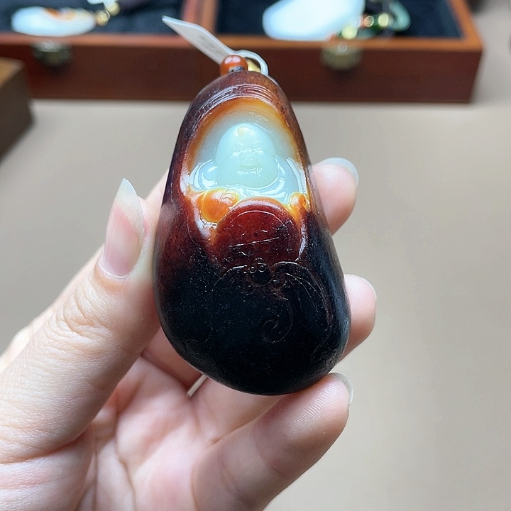 和田玉挂件未镶嵌F