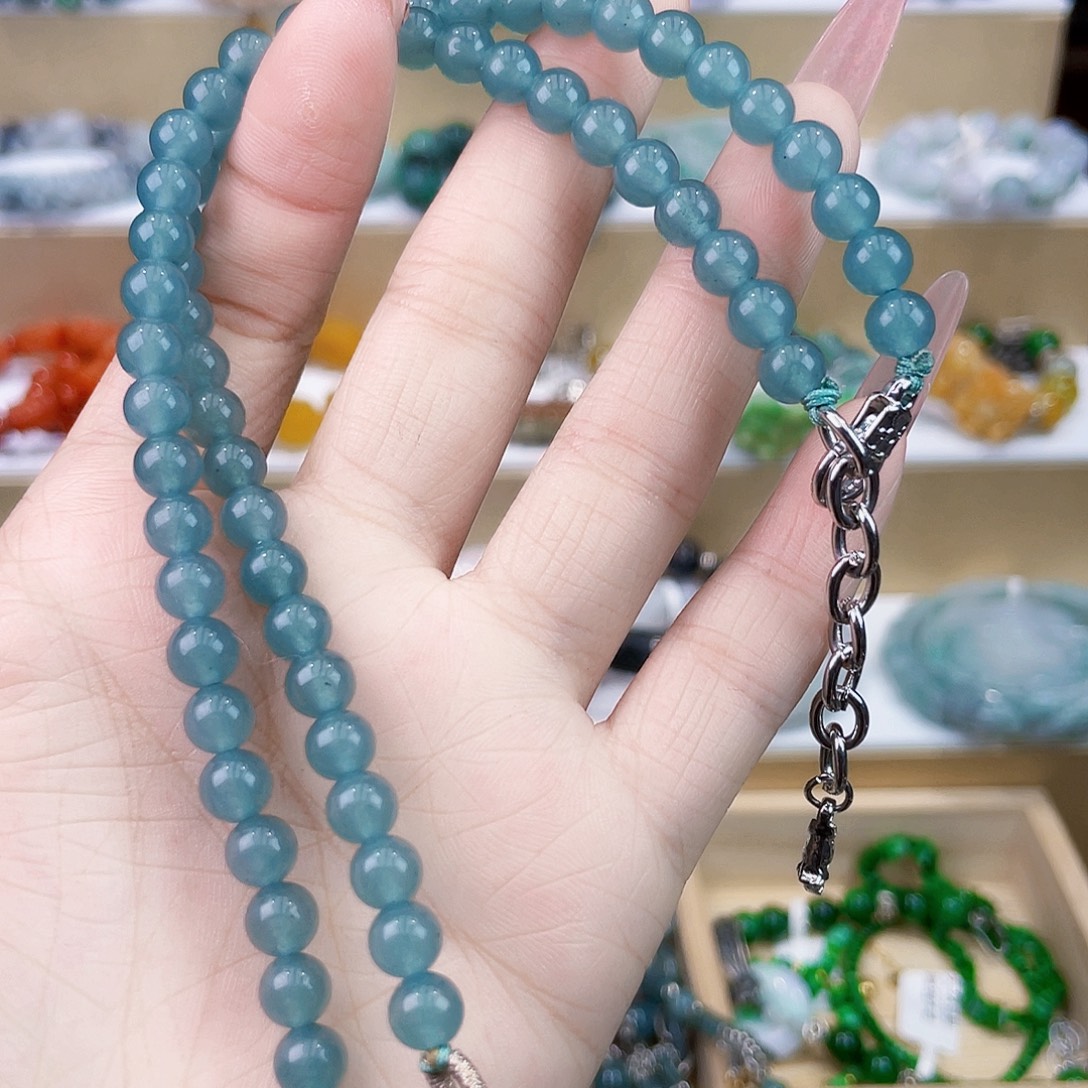 翡翠未镶嵌手链万能