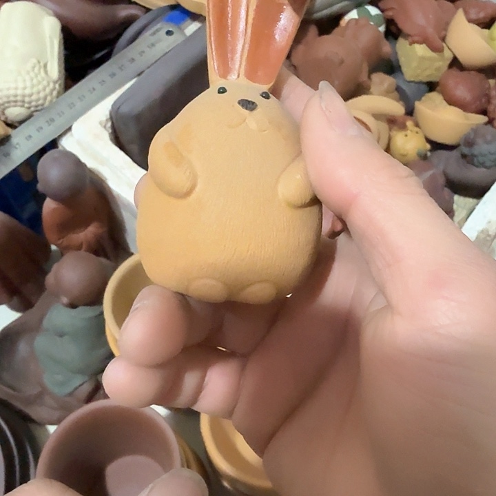 紫砂茶宠雕塑瑕疵茶宠