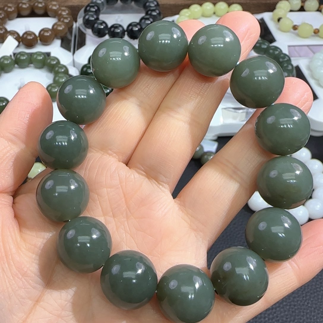 和田玉手链未镶嵌