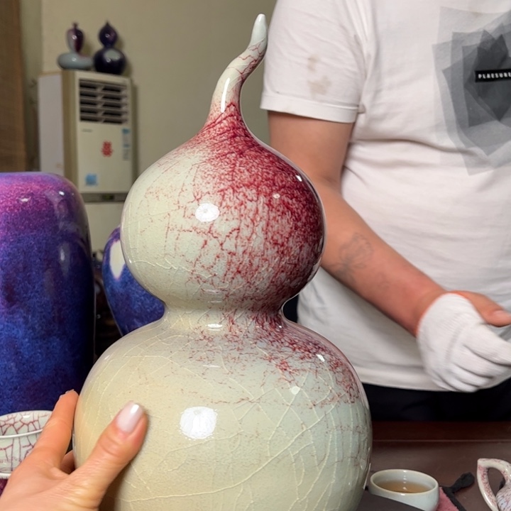 刘***总瓷片牛家钧窑牛自恒老师钧瓷