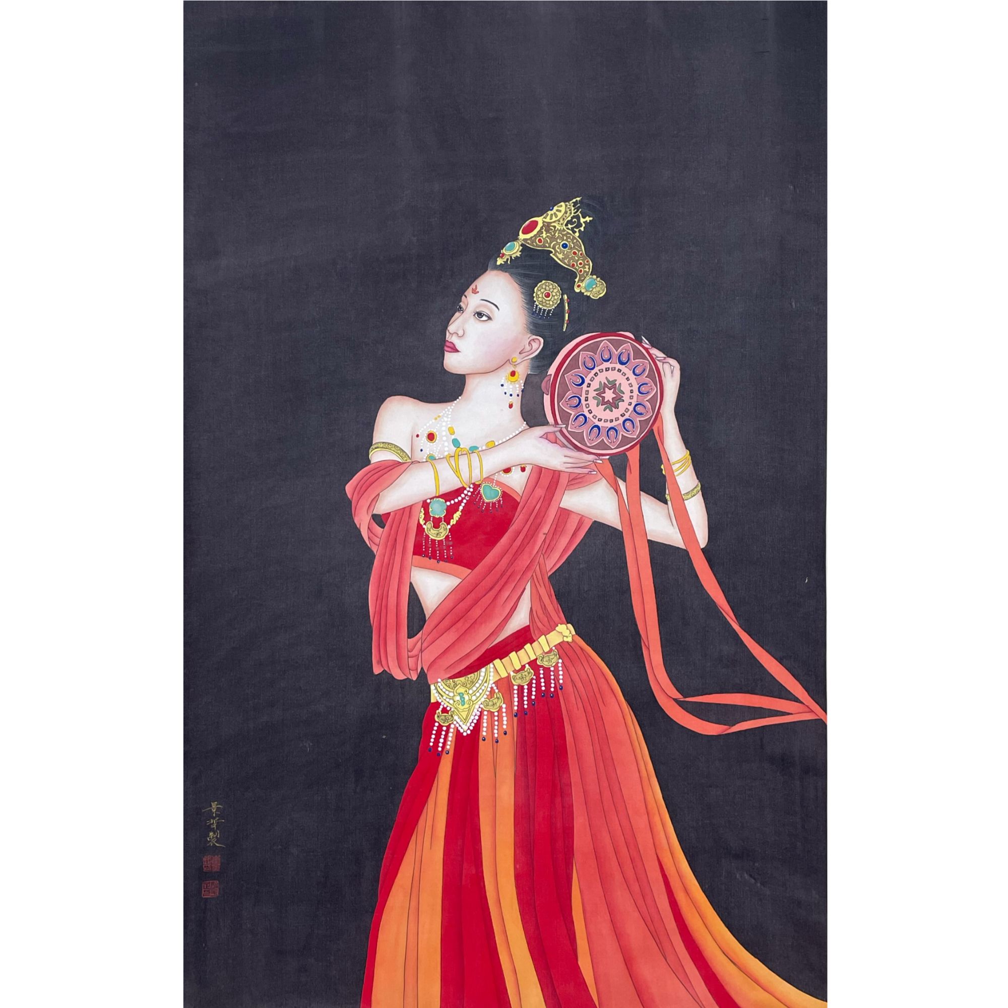 崔景哲 立轴 72×112cm约7.2平尺