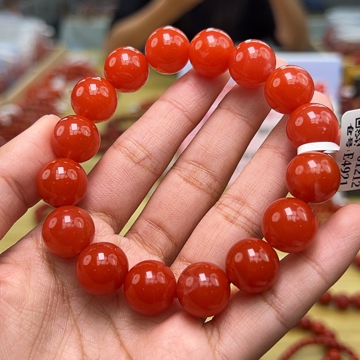 南红玛瑙多样性发一，13mm➕未镶嵌