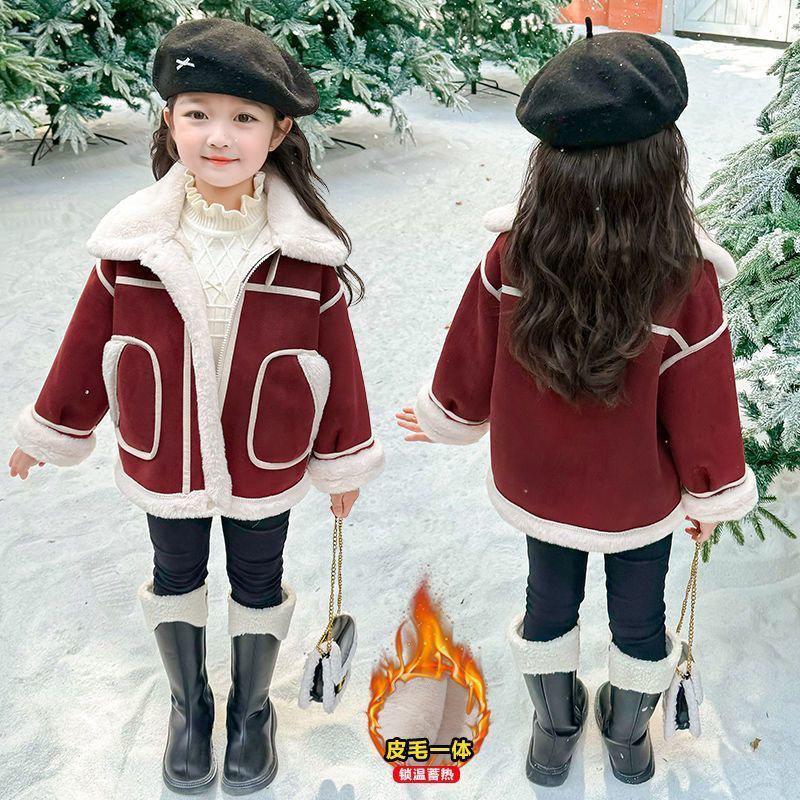 加绒童装新款韩版宽松休闲时尚外套直播间扣号儿童宝宝秋冬锁温