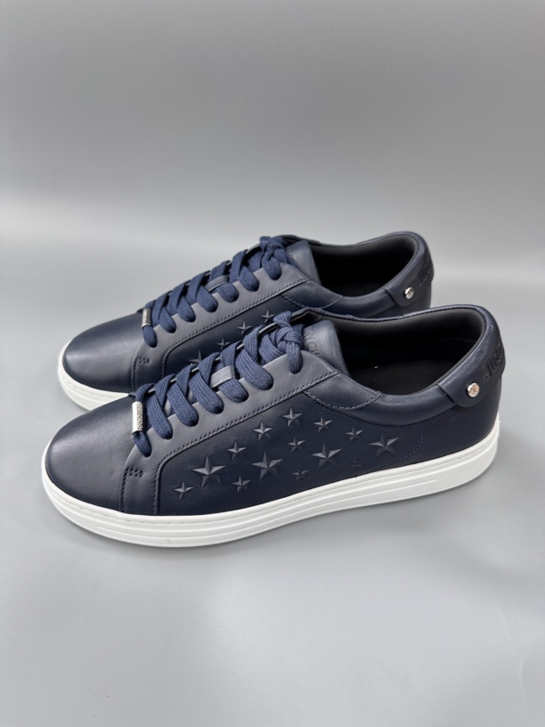 99新 JIMMY CHOO/吉米周 J119 反绒休闲系带运动板鞋时尚百搭