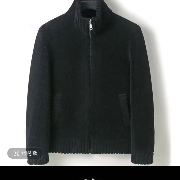 海宁2025男装冬季两面穿的高端羊毛夹克