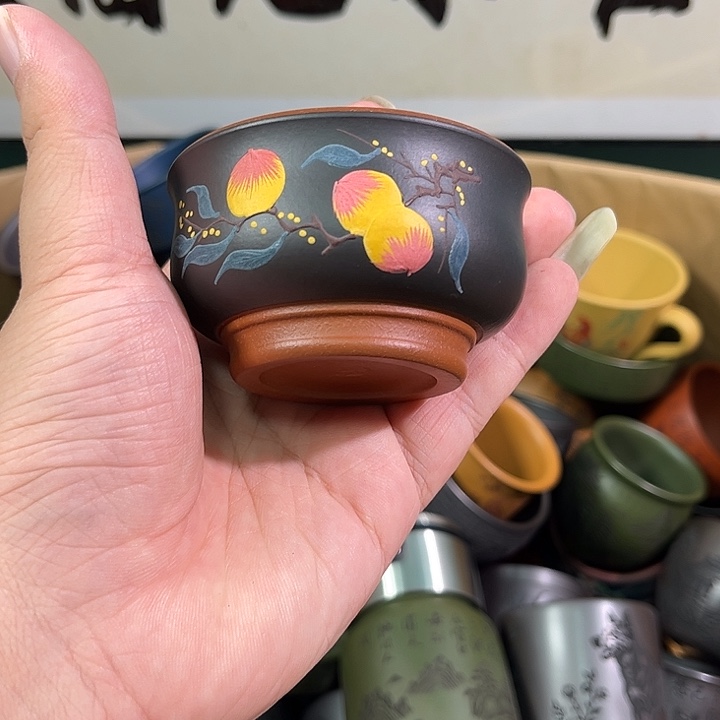 茶杯紫砂全手工紫砂主人杯