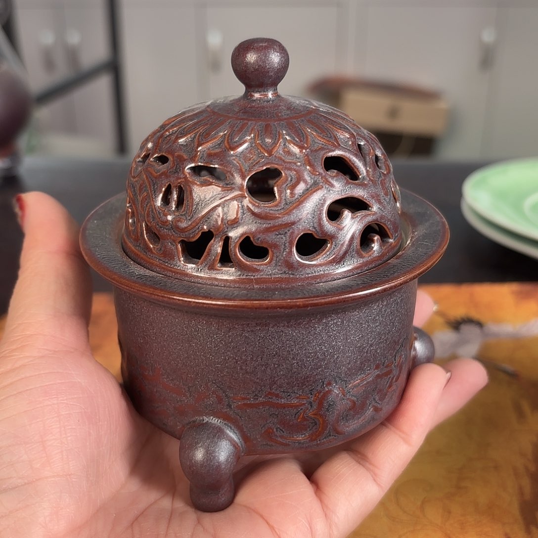 龙泉云间青瓷小米茶器