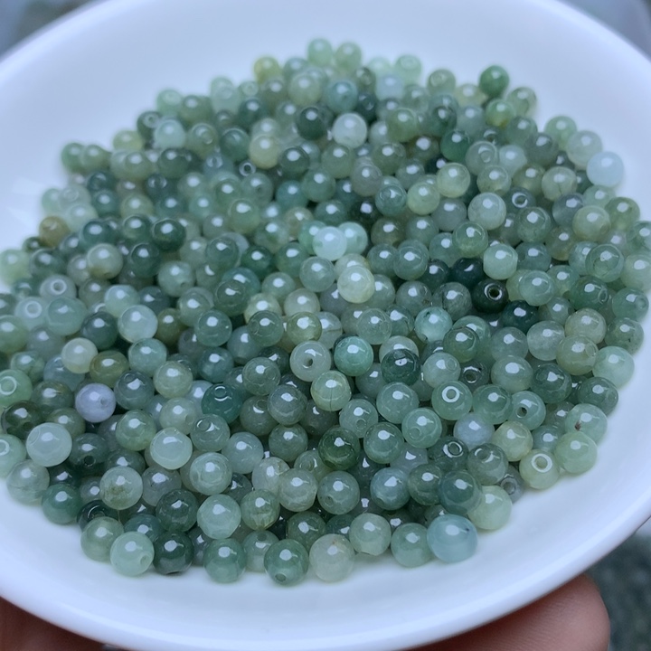 散珠翡翠卡4冰油青100个