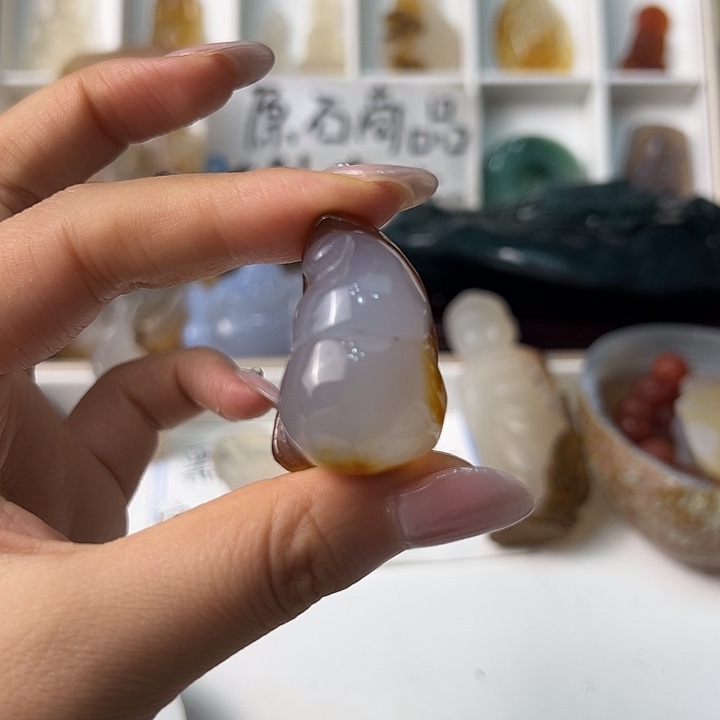 玛瑙/玉髓颈饰合金