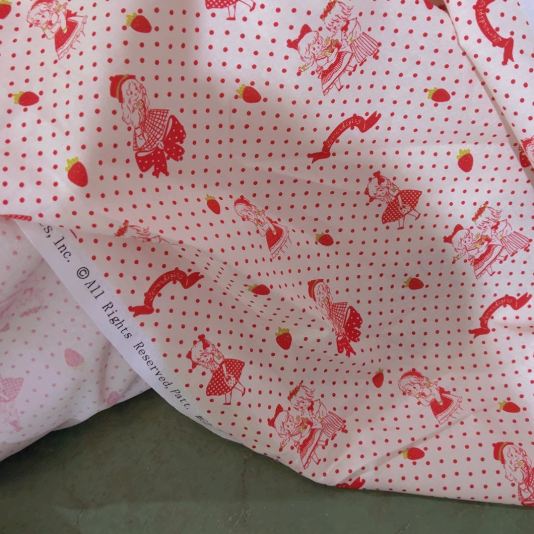 一米价纯棉平布1.1米宽果子布艺地卷