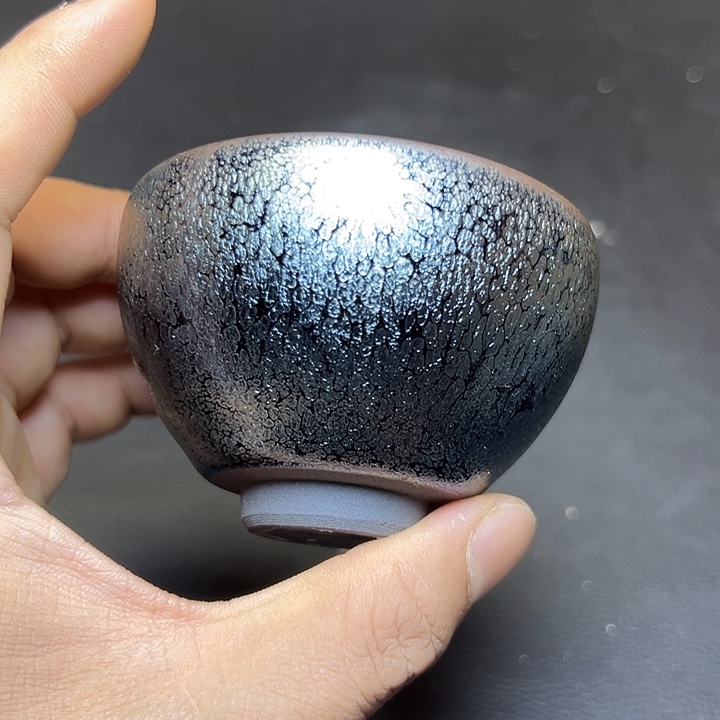 茶盏建盏油滴平口波8.0
