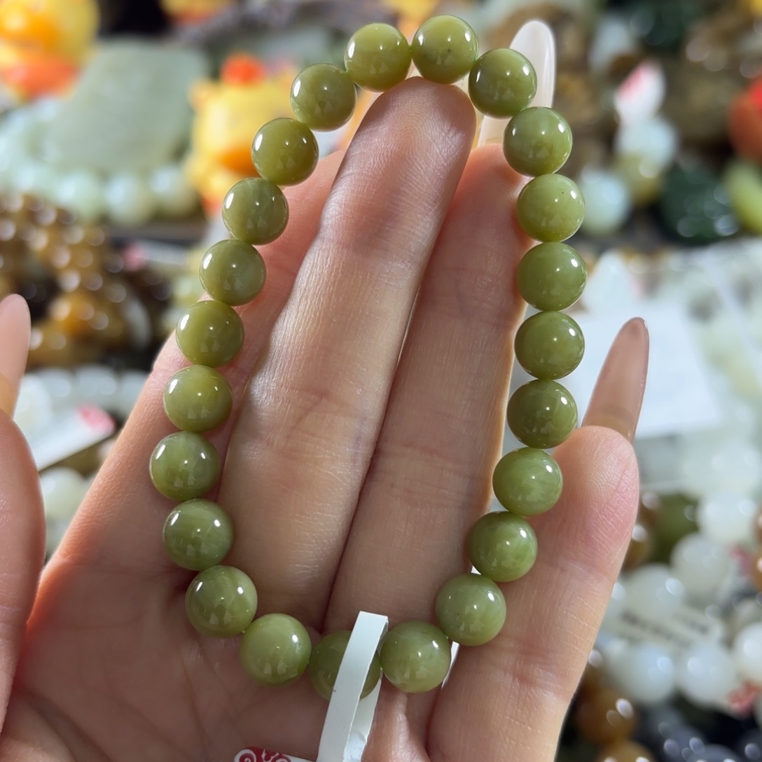 和田玉未镶嵌手链355