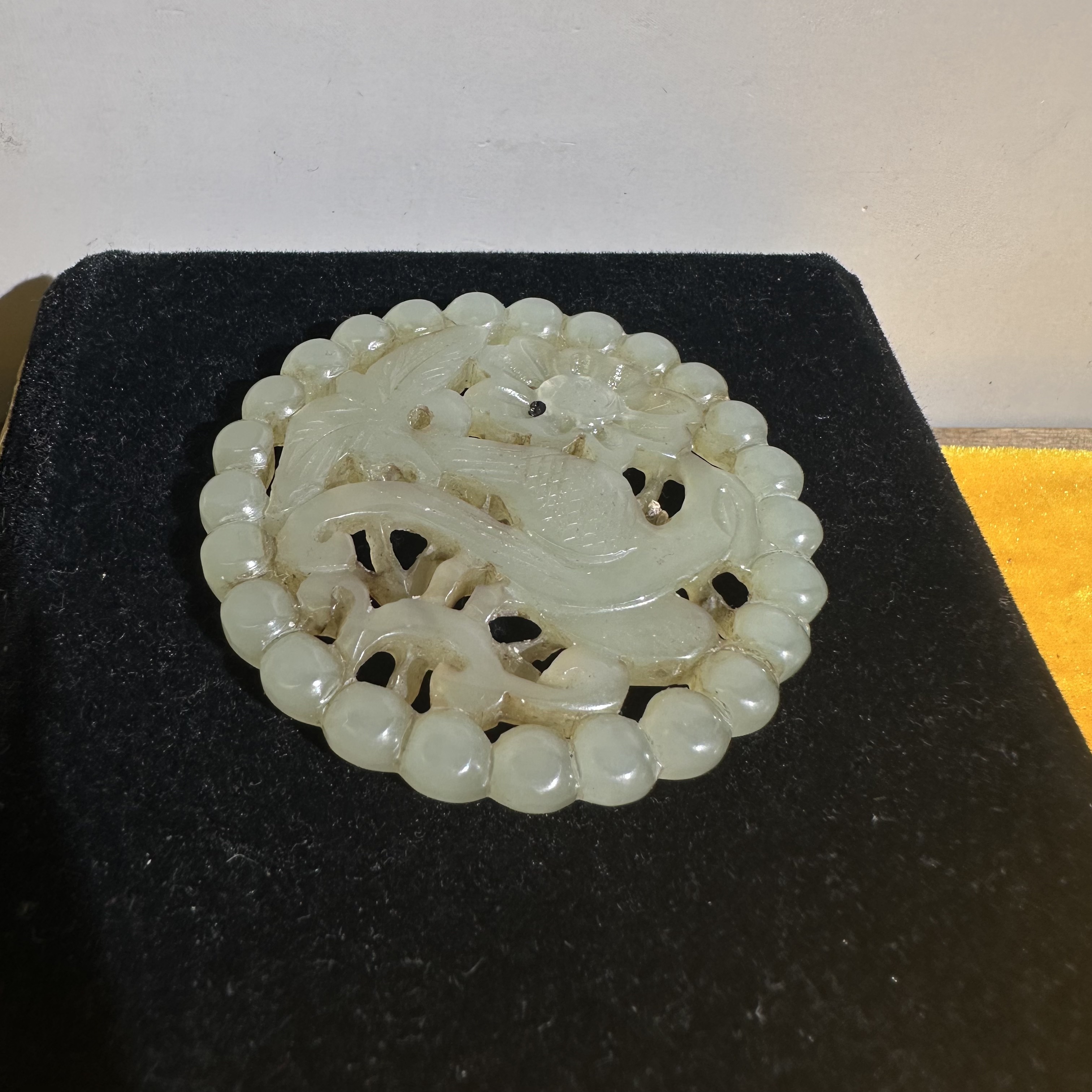 老玉/玉牌/老坑老料/古董收藏/精工/Y100108-3/北京朝阳文物