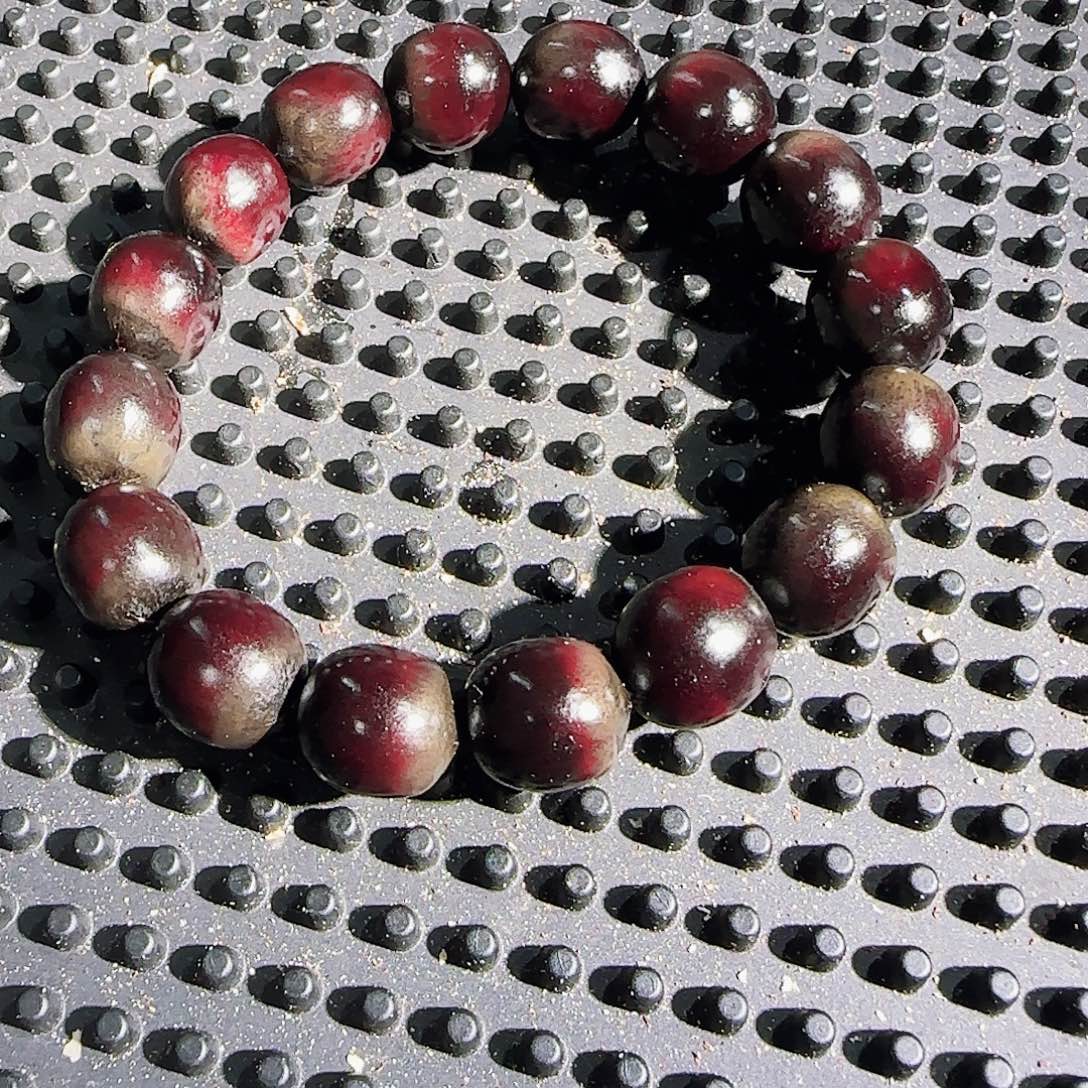 深***操吊坠草珠菩提无患子陈年水桶珠16颗手串