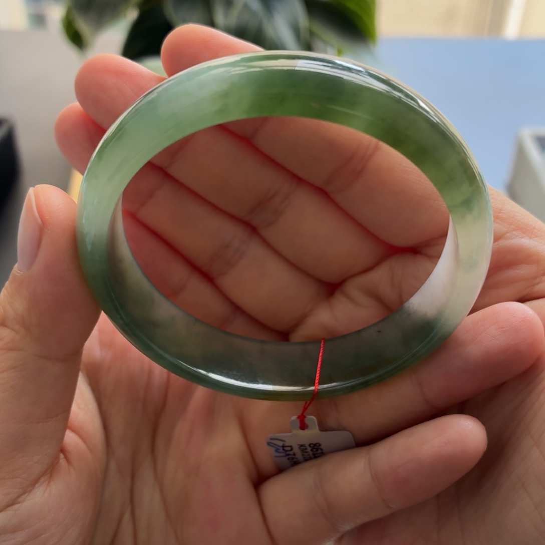 翡翠未镶嵌手镯天然