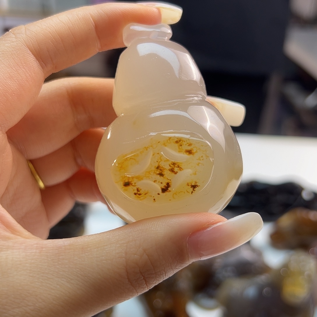 玛瑙/玉髓未镶嵌吊坠(不含链)