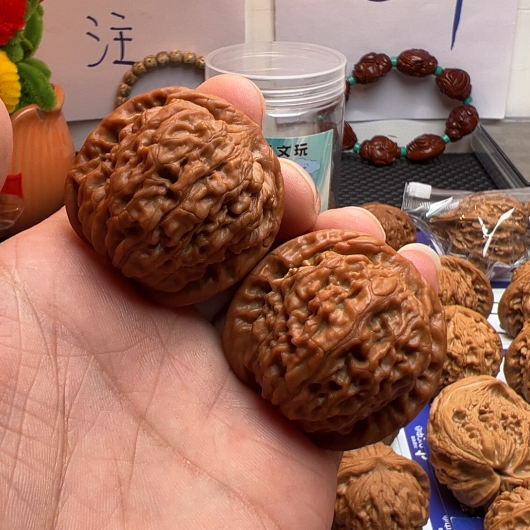 文玩核桃把件阳*莲花