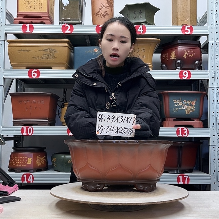 紫砂花盆紫砂花盆