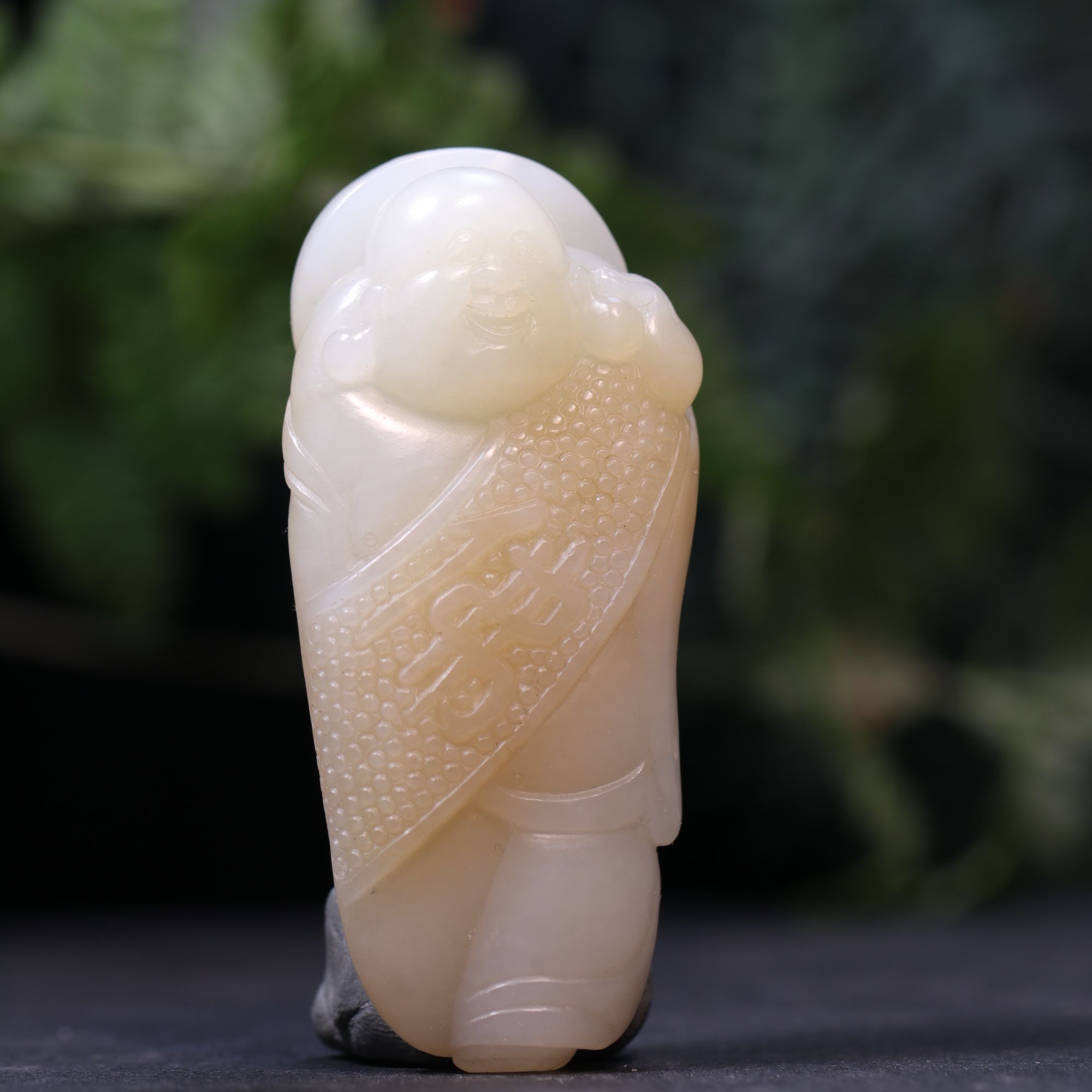 和田玉童子挂件精品玉石挂件