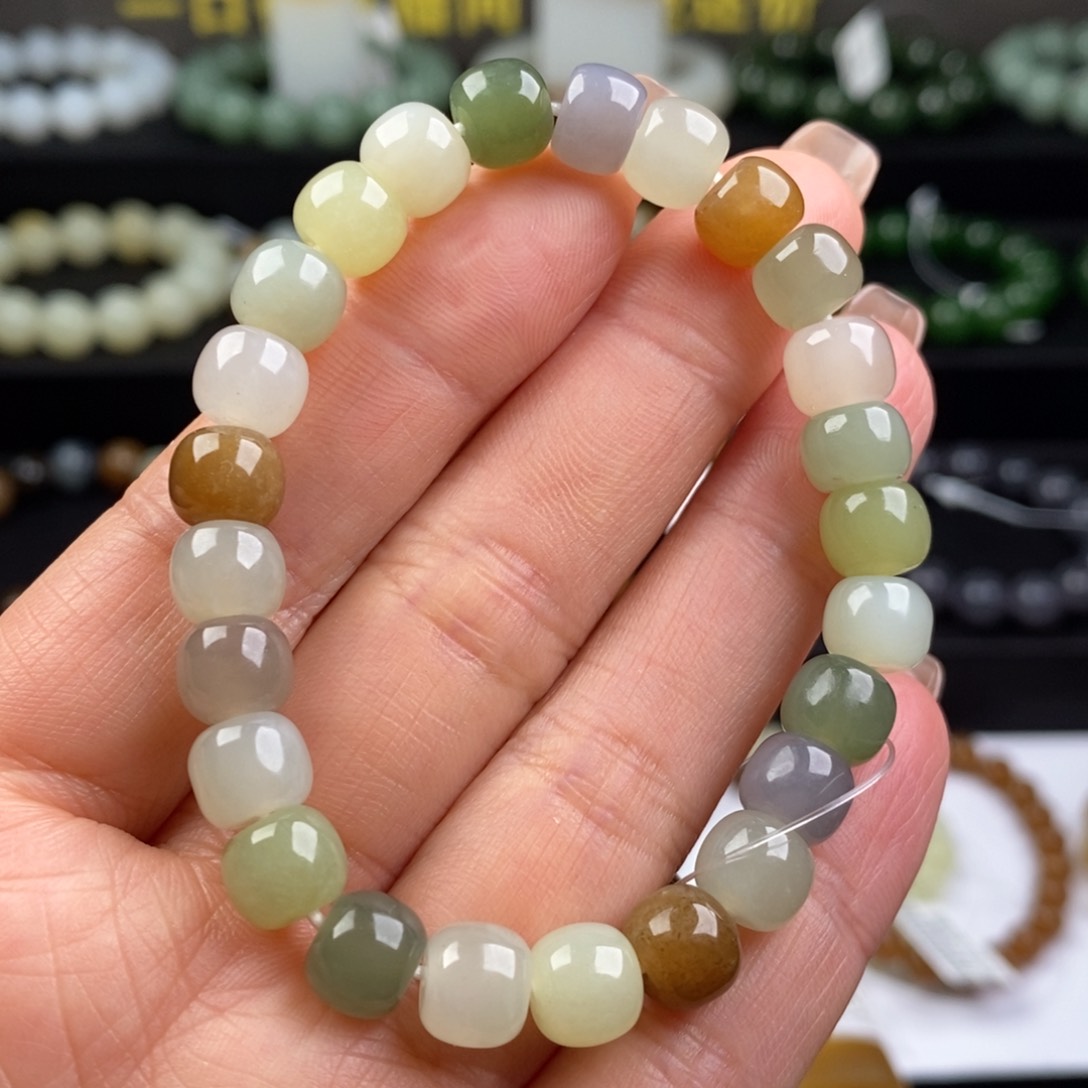 和田玉手串未镶嵌