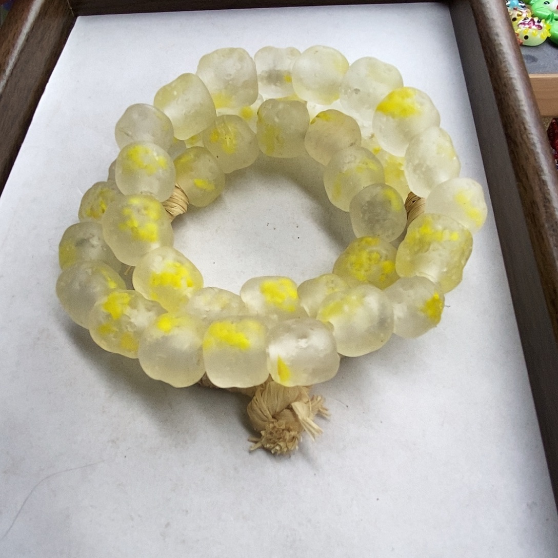 琉璃颈饰尼泊尔飘彩碎碎冰