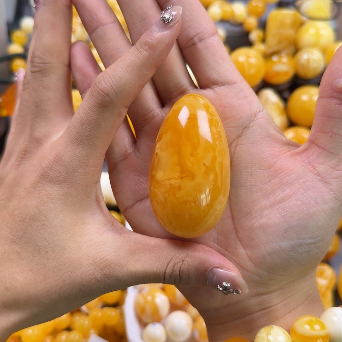 蜜蜡珠宝奇石未镶嵌水滴