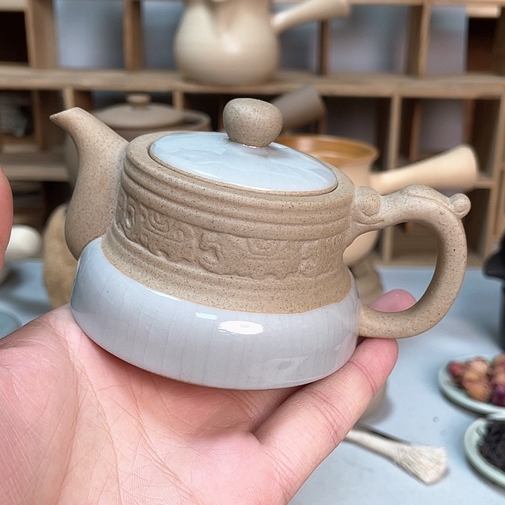 壶老段烧陶瓷茶器！