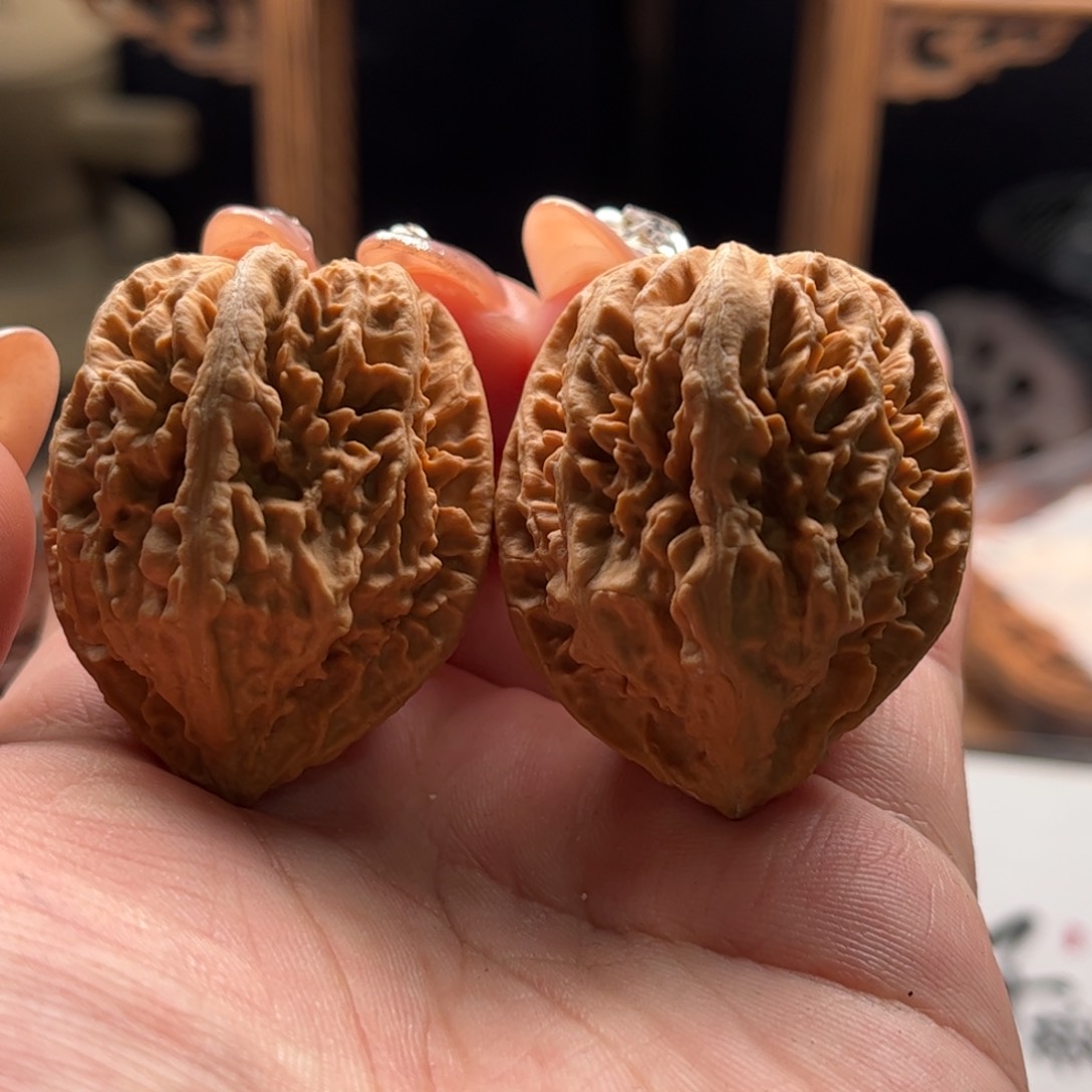 文玩核桃把件关东木子家楸大胖86