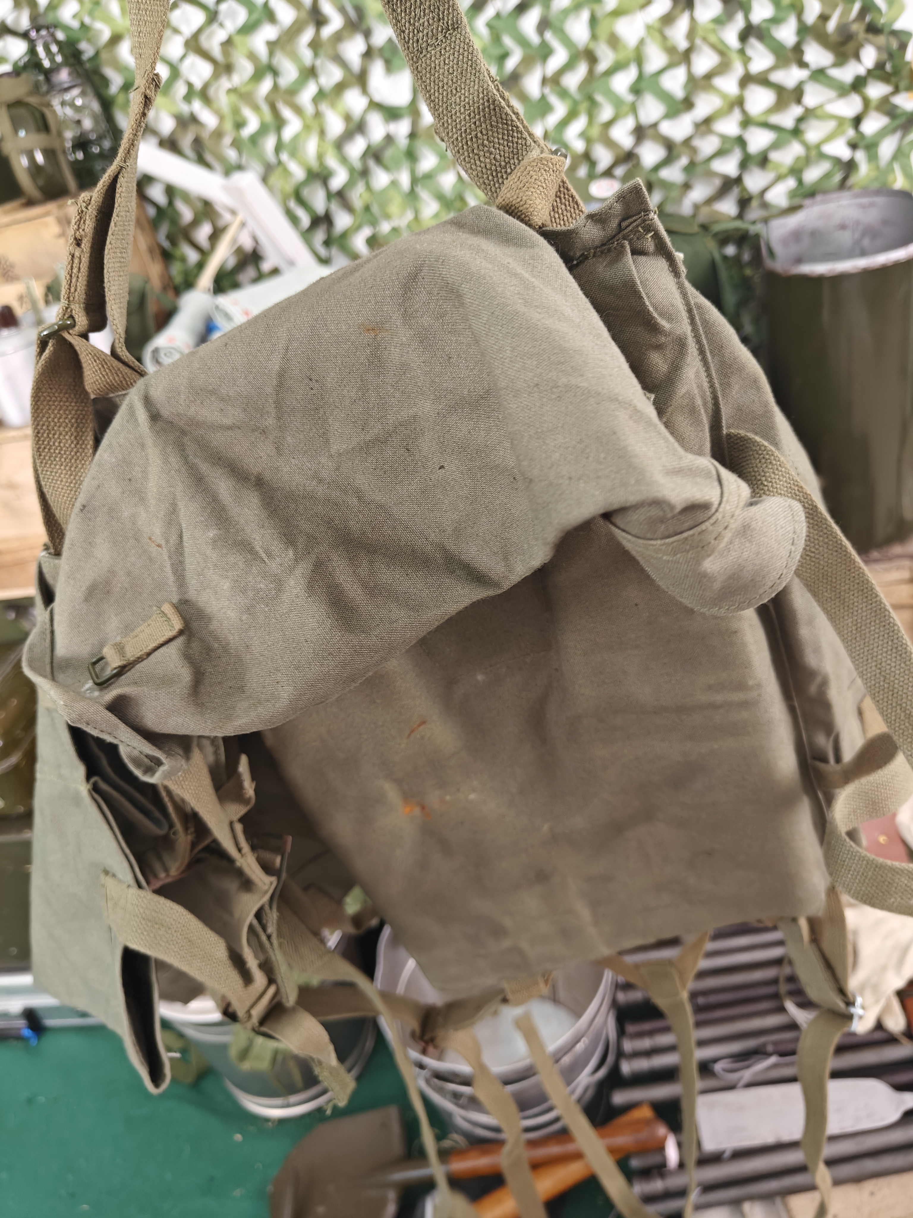 53式背具库存老货80年背负式背具收纳袋