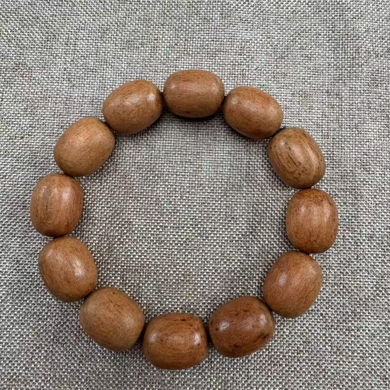 【芸奇】印度玫瑰黄檀1.5枣型珠文玩手串