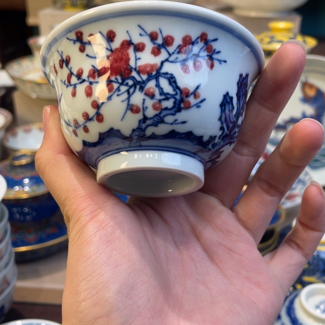 杯一***。景德镇陶瓷景德镇瓷器