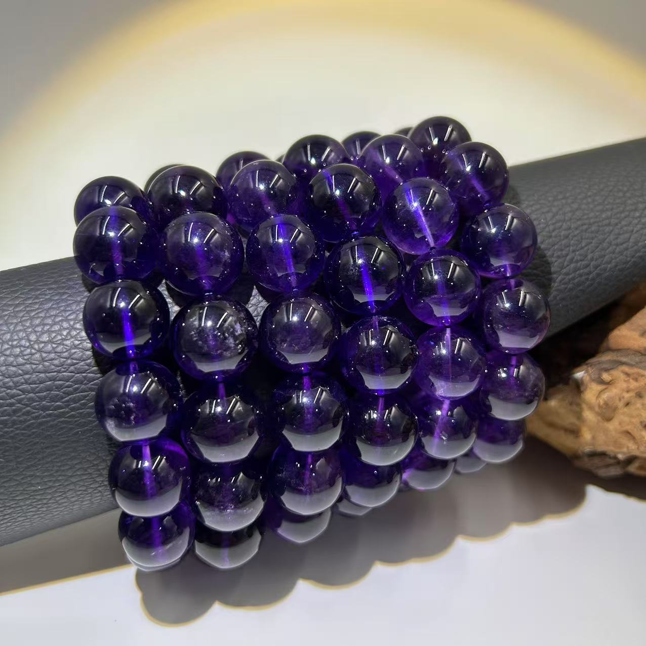 【云上水晶】Z584  高货毕业级紫水晶15m手串 多样性发其一