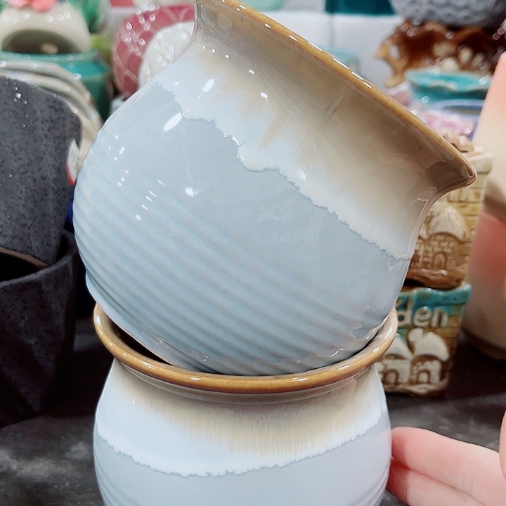 多肉陶瓷花盆满10元包邮